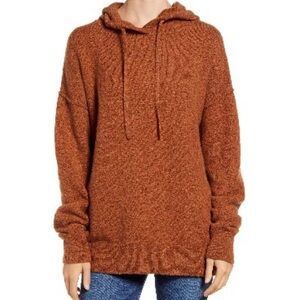 Treasure & Bond Cozy Rust Leather  (color) Hoodie Sweater size Medium